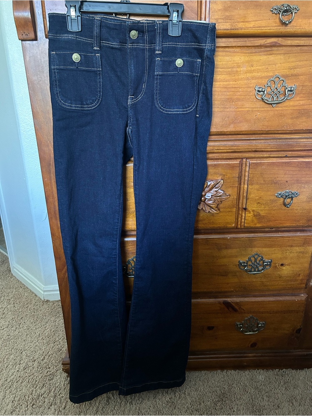 American Eagle Outfitters Dark Blue Flare Jeans
